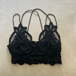 Free people, Black bralette, size small